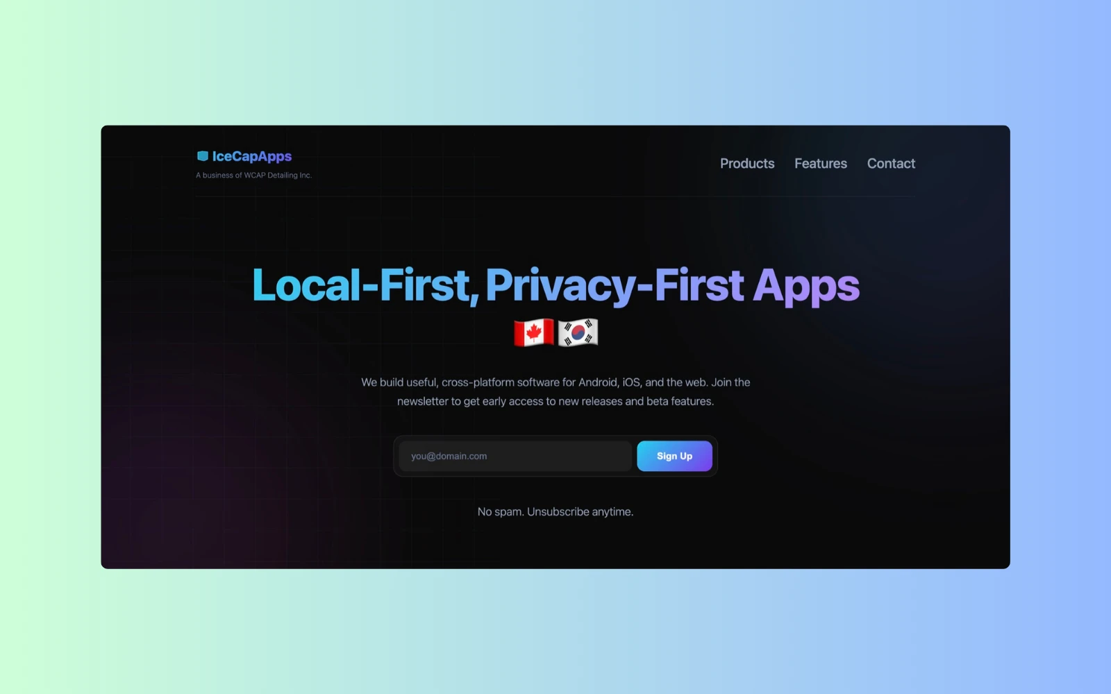 IceCap Apps preview